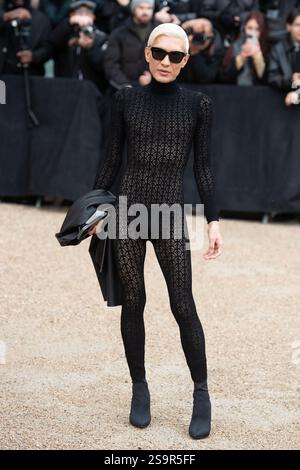 Paris, Frankreich. Januar 2025. Bryanboy besuchte die Schiaparelli Haute Couture Spring-Summer 2025 Show im Rahmen der Paris Fashion Week am 27. Januar 2025 in Paris. Foto: Aurore Marechal/ABACAPRESS. COM Credit: Abaca Press/Alamy Live News Stockfoto