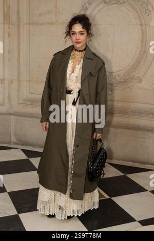 Paris, Frankreich. Januar 2025. Teilnahme an der Christian Dior Show während der Pariser Fashion Week Haute Couture Frühjahr-Sommer 2025 am 27. Januar 2025 in Paris, Frankreich. Foto: Laurent Zabulon/ABACAPRESS. COM Credit: Abaca Press/Alamy Live News Stockfoto