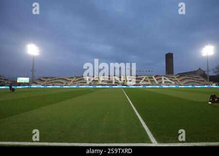 Venedig, Italien. 27. Januar 2025; Pier Luigi Penzo Stadium, Venedig, Italien, Serie A Fußball, Venezia gegen Hellas Verona; Pier Luigi Penzo Stadium Credit: Action Plus Sports Images/Alamy Live News Stockfoto