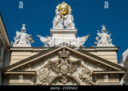 Wien, Österreich. Wunderschöne Architektur. Stockfoto