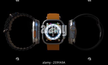 Apple Watch Ultra GPS Mobilfunk Stockfoto