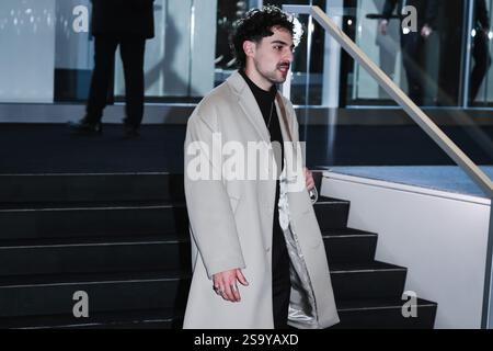 Mailand, Italien. Januar 2025. Saint Levant besucht die Prada Party während der Mailand Herrenmode Herbst/Winter 2025-2026 Fashion Week am 19. Januar 2025 in Mailand (Foto: Alessandro Bremec/NurPhoto). Quelle: NurPhoto SRL/Alamy Live News Stockfoto