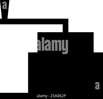 Mühlstein manuell alte Steinmühle Mehl Produktion Schleifkorn mit Griffhalter Symbol schwarze Farbe Vektor Illustration Bild flache Art einfach. Mühlstein manuell alte Steinmühle Mehl Produktion Schleifkorn mit Griffhalter Symbol schwarze Farbe Vektor Illustration Bild flache Art Stock Vektor