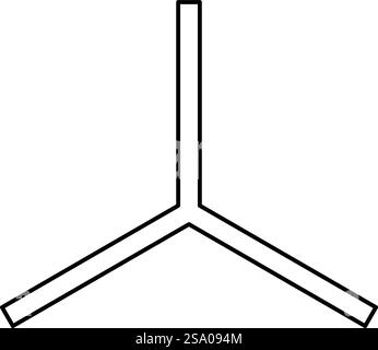 3D-Achsenkoordinatensystem Messung Modellierungsraum XYZ dreidimensionale Kontur Umrisslinie Symbol Schwarze Farbe Vektor Illustration Bild dünn flach Stil einfach. 3D-Achsenkoordinatensystem Messung Modellierungsraum XYZ dreidimensionale Kontur Kontur Liniensymbol Schwarz Vektor Illustration Bild dünn flach Stock Vektor