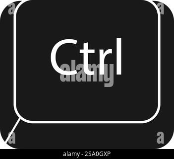 Flache Vorlage für Tastatursymbol Stock Vektor
