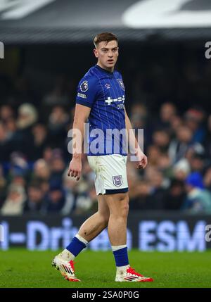 Liam Delap von Ipswich Town - Ipswich Town V Brighton & Hove Albion, Premier League, Portman Road, Ipswich, Großbritannien - 16. Januar 2025 nur redaktionelle Verwendung - es gelten Einschränkungen bei DataCo Stockfoto