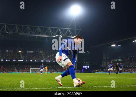 Wes Burns of Ipswich Town - Ipswich Town V Brighton & Hove Albion, Premier League, Portman Road, Ipswich, Großbritannien - 16. Januar 2025 nur redaktionelle Verwendung - es gelten Einschränkungen bei DataCo Stockfoto