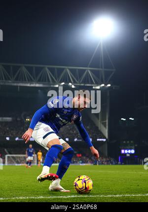 Wes Burns of Ipswich Town - Ipswich Town V Brighton & Hove Albion, Premier League, Portman Road, Ipswich, Großbritannien - 16. Januar 2025 nur redaktionelle Verwendung - es gelten Einschränkungen bei DataCo Stockfoto