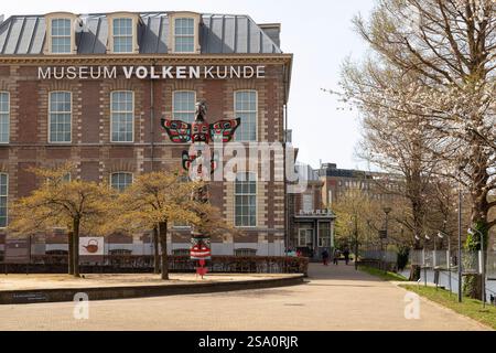 Leiden Museum of Ethnology, Teil des Nationalmuseums der Kulturen der Welt, im Zentrum der Stadt. Stockfoto