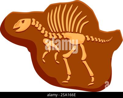 Lehm Geländesymbol Cartoon Vektor. Evolutionsbiologie. Lerngrund. Lehm Geländesymbol Cartoon Vektor. Evolutionsbiologie Stock Vektor