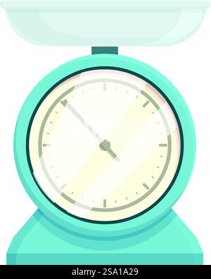 Gerät skaliert Symbol Cartoonvektor. Küchenwerkzeug. Gewicht der Bäckerei. Gerät skaliert Symbol Cartoonvektor. Küchenwerkzeug Stock Vektor