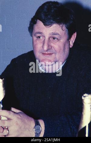 Handball, Bundesliga, Heinz Jacobsen, Trainer des THW Kiel im Januar 1990, Deutschland, Europa Stockfoto