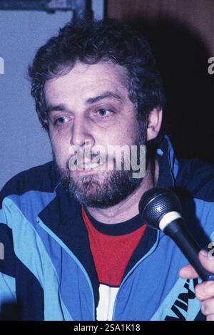 Handball, Bundesliga, Trainer Holger Oeertel, ehemaliger Torhüter, THW Kiel, 6. Januar 1990, Deutschland, Europa Stockfoto