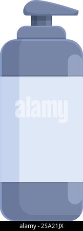 Seifenspender Flasche Symbol Cartoon Vektor. Social-Media-Spray für Vertriebspartner. Organische Pflegemedien. Seifenspender Flasche Symbol Cartoon Vektor. Social-Media-Spray für Vertriebspartner Stock Vektor