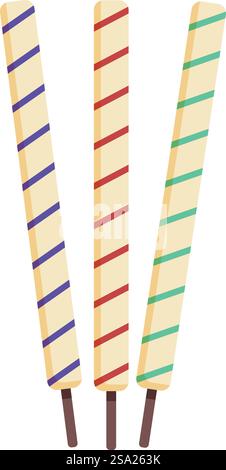 Petard Sticks Icon Cartoon Vektor. Feiertagselemente. Traditionelles Veranstaltungsjahr. Petard Sticks Icon Cartoon Vektor. Feiertagselemente Stock Vektor