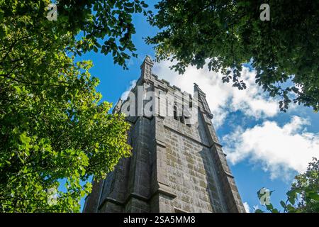 Ludgvan Parish Church am St. Michaels Way entlang des Camino Ingles in Cornwall, England, Großbritannien Stockfoto