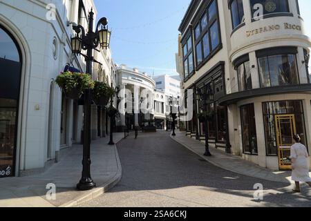 North Rodeo Drive, Beverly Hills, Kalifornien, USA Stockfoto