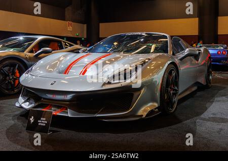 Montreal, Kanada – ca. 2025: 2020 Ferrari 488 Pista Spider Stockfoto