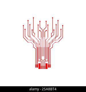 Stromkreis Logo Template Vector Illustration Icon Design Stock Vektor