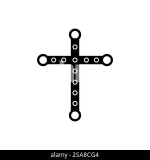 Kirche Logo Vektor ilustration Vorlage Stock Vektor