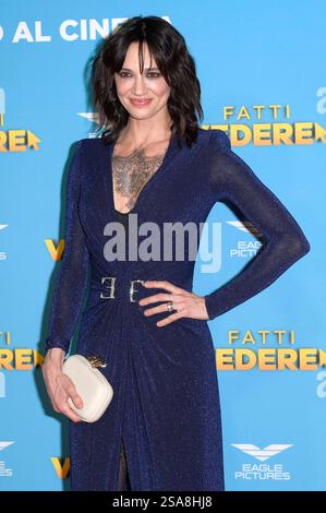 Asia Argento bei der Premiere des Kinofilms Fatti vedere im Cinema Adriano. ROM, 28.01.2025 Foto:XA.XM.xTinghinox/xFuturexImagex vedere 5107 Stockfoto