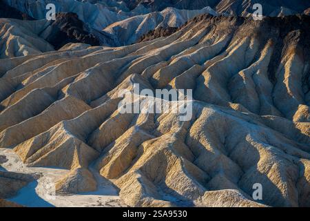 Zabriskie Point, Death Valley Nationalpark, Kalifornien, USA Stockfoto