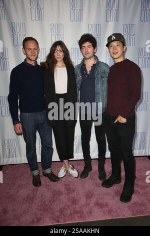Joseph Cross, Analeigh Tipton, Ian Nelson und Hayden Szeto bei der Filmvorführung „Summer Night“, Rom com Festival, Los Angeles, USA – 21. Juni 2019 Stockfoto