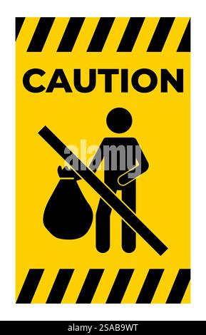 Symbol Kein Abkippen Stock Vektor