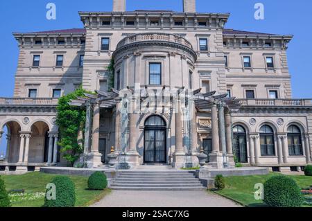 Das Breakers Herrenhaus in Newport, Rhode Island Stockfoto
