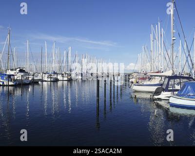 Ostsee-Jachthafen. Heiligenhafen Stockfoto