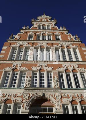 Historische Architektur in Stade Stockfoto