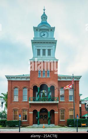 Das Nassau County Courthouse im Stadtzentrum von Fernandina Beach, Amelia Island, Florida, USA Stockfoto