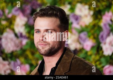 London, Großbritannien. Januar 2025. Leo Woodall bei der Weltpremiere von Bridget Jones: Mad About the Boy. Foto von Julie Edwards./Alamy Live News Stockfoto