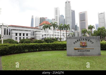 Parliament House, 1 Parliament Pl, Singapur 178880 Stockfoto