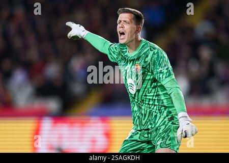 Barcelona, Spanien. 30. Januar 2025. Wojciech Szczesny vom FC Barcelona wurde während des Spiels der UEFA Champions League zwischen dem FC Barcelona und Atalanta Bergamo bei Estadio Olimpico gesehen. Endergebnis: FC Barcelona 2:2 Atalanta Bergamo. (Foto: Grzegorz Wajda/SOPA Images/SIPA USA) Credit: SIPA USA/Alamy Live News Stockfoto