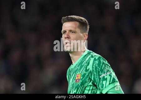 Barcelona, Spanien. 30. Januar 2025. Wojciech Szczesny vom FC Barcelona wurde während des Spiels der UEFA Champions League zwischen dem FC Barcelona und Atalanta Bergamo bei Estadio Olimpico gesehen. Endergebnis: FC Barcelona 2:2 Atalanta Bergamo. (Foto: Grzegorz Wajda/SOPA Images/SIPA USA) Credit: SIPA USA/Alamy Live News Stockfoto