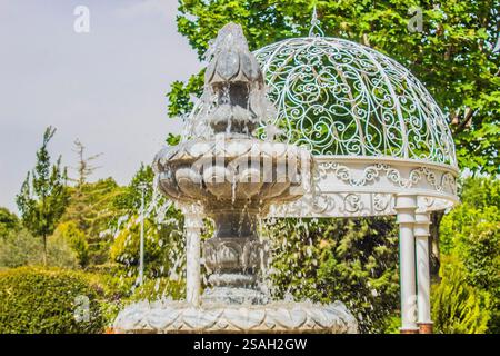 Das ist ein Blumengarten. Das ist der beste Ort, um jede Blume aus der ganzen Welt zu sehen. Das ist der Ort der Ehe Stockfoto