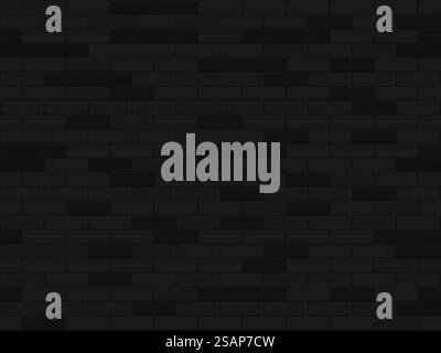 Nahtloser Hintergrund mit gemauertem Wandmuster. Realistischer dekorativer Hintergrund. Vektorabbildung. Stock Vektor