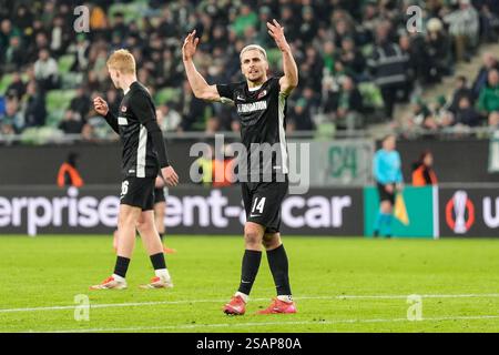 Budapest, Ungarn. 30. Januar 2025. BUDAPEST, UNGARN - JANUAR 30: Kristijan Belic von AZ ruft während des Spiels der UEFA Europa League zwischen Ferencvaros und AZ Alkmaar im Ferencvaros Stadion am 30. Januar 2025 in Budapest. (Foto von Ed van de Pol/Orange Pictures) Credit: Orange Pics BV/Alamy Live News Stockfoto