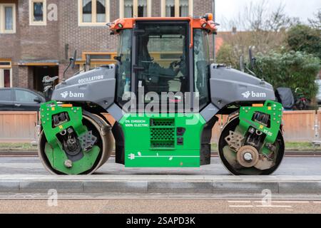 Eine BAM Compact Roller in Amsterdam, Niederlande 30-1-2025 Stockfoto