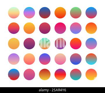 Heller, lebendiger Hintergrund mit Farbverläufen. Vektor-isolierte Webvorlagen. Design mobiler Anwendungen. Rohteilvektor. EPS 10 Stock Vektor