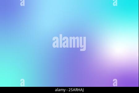 Abstrakter Hintergrund. Weicher blauer und violetter Farbvektor abstrakter Hintergrund für Webdesign, Poster, Banner. Moderne Tapete mit Farbverlauf. Farbenfrohe Vorlage, Sommer- und Frühjahrsposter Stock Vektor