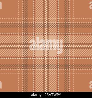 Karomuster in Orange und Rot. Nahtlose Materialstruktur. Textildruck mit Schottenmuster... Karomuster in Orange und Rot. Nahtlose Materialstruktur. Textildruck mit Schottenmuster. Stock Vektor