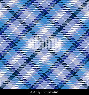 Nahtloses Muster aus schottenkaro. Wiederholbarer Hintergrund mit Check-Gewebe-Textur. Flacher Vektor Hintergrund mit gestreiftem Textildruck.. Nahtloses Muster aus schottenkaro. Wiederholbarer Hintergrund mit Check-Gewebe-Textur. Gestreifter Textildruck mit Vektorhintergrund. Stock Vektor