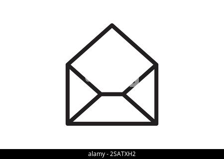 E-Mail-Symbol Vektorzeichen. Symbol für Briefumschlag. Abbildung zum Senden der Nachricht an Adresse. E-Mail-Newsletter-Design... E-Mail-Symbol Vektorzeichen. Symbol für Briefumschlag. Abbildung zum Senden der Nachricht an Adresse. Stock Vektor