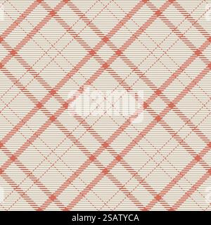 Nahtloses Muster aus schottenkaro. Wiederholbarer Hintergrund mit Check-Gewebe-Textur. Flacher Vektor Hintergrund mit gestreiftem Textildruck.. Nahtloses Muster aus schottenkaro. Wiederholbarer Hintergrund mit Check-Gewebe-Textur. Gestreifter Textildruck mit Vektorhintergrund. Stock Vektor