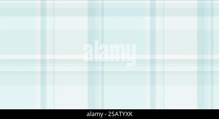 Britischer Stoff Schottenvektor, Outfit Hintergrund Muster nahtlos. Veredeln Sie das Karomuster mit Textil-Karomuster in weiß und hell. Stock Vektor