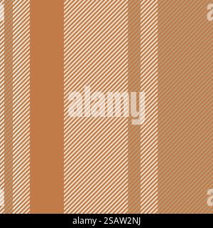 Nahtloses Muster mit vertikalen Streifen. Abstraktes Design mit Linienvektor. Streifenstruktur geeignet für modische Textilien. Vektorhintergrund für Streifenmuster. Farbenfrohe, abstrakte Textur mit Streifen. Stock Vektor