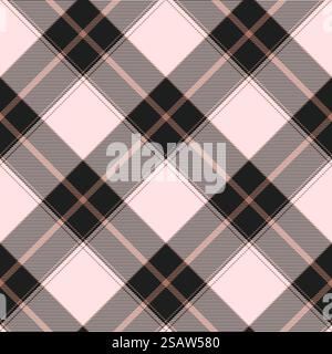 Tartan scotland nahtlose karierte Muster Vektor. Retro-Hintergrundmaterial. Vintage Karomuster Farbe quadratische geometrische Textur für Textildruck, Geschenkpapier, Geschenkkarte, Tapete flaches Design. Tartan scotland nahtlose karierte Muster Vektor. Retro-Hintergrundmaterial. Quadratische geometrische Textur in Vintage-Karomuster für Textildruck, Geschenkpapier, Geschenkkarte und Tapetendesign. Stock Vektor