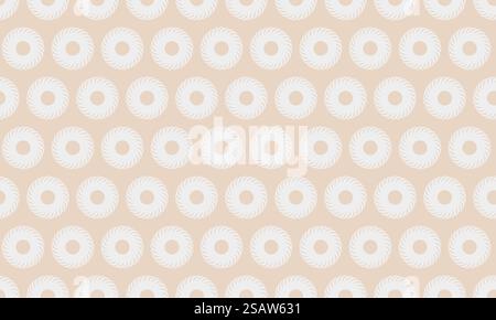 Nahtloses geometrisches Muster. Abstrakter technischer Hintergrund. Einfaches Vektor-Ornament für Web Hintergrund, Stoff, Papierdruck.. Nahtloses geometrisches Muster. Abstrakter technischer Hintergrund. Einfaches Vektor-Ornament für Web-Hintergrund oder Stoff, Papierdruck. Stock Vektor